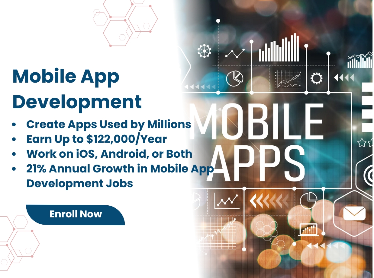 Mobile App Development: Create Apps Used by Millions & Earn Up to $$122,000$/Year Mobile App Development: Create Apps Used by Millions & Earn Up to $$122,000$/Year